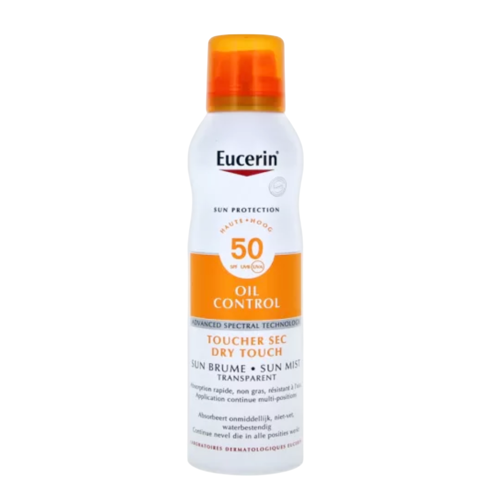 Eucerin Sun Protection Oil Control Brume Transparente Spray SPF 50 200ml  , Eucerin Sun Protection Oil Control Brume Transparente Spray SPF 50 ราคา , Eucerin Sun Protection Oil Control Brume Transparente Spray SPF 50 รีวิว